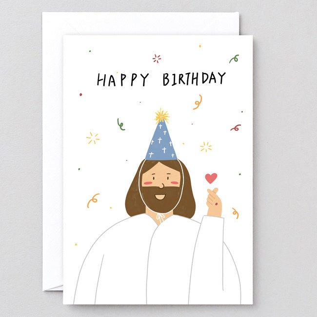 Happy birthday greeting card design
