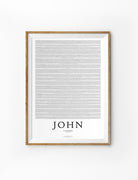 Gospel of John {Poster} - Posters by The Commandment Co, The Commandment Co , Singapore Christian gifts shop