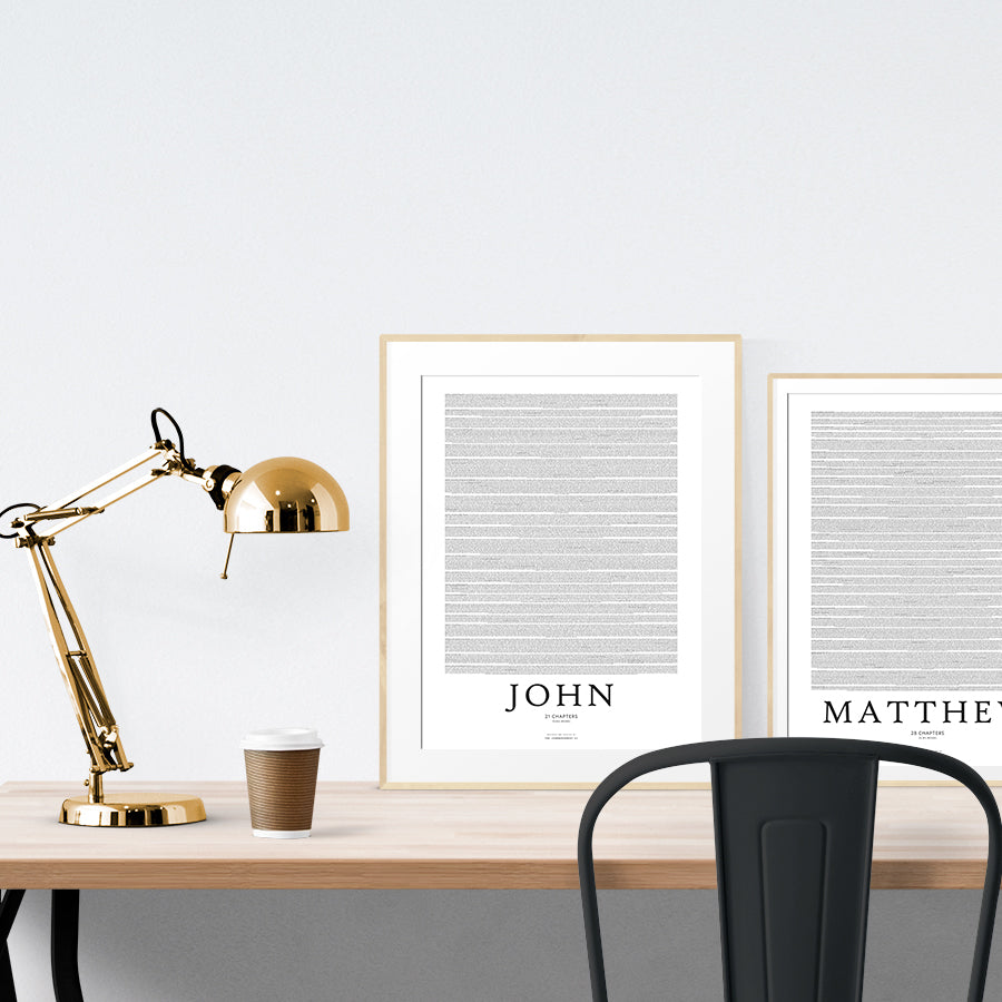 Gospel of John {Poster} - Posters by The Commandment Co, The Commandment Co , Singapore Christian gifts shop