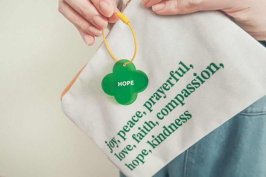 Grace and Peace {Pouch} (without keychain) - Pouch by The Commandment Co, The Commandment Co , Singapore Christian gifts shop