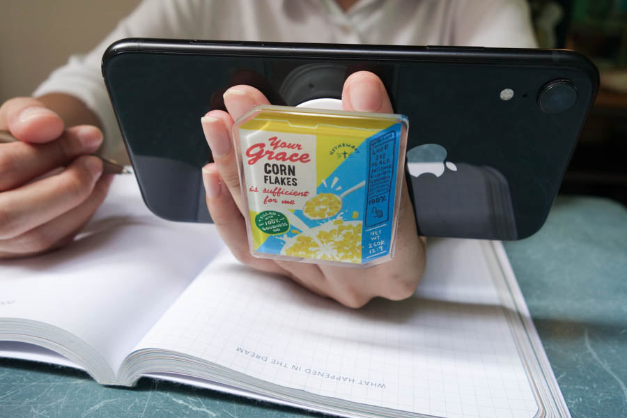 Grace Cereals {LOVE SUPERMARKET Phone Grip} - Phone Grip by The Commandment Co, The Commandment Co , Singapore Christian gifts shop