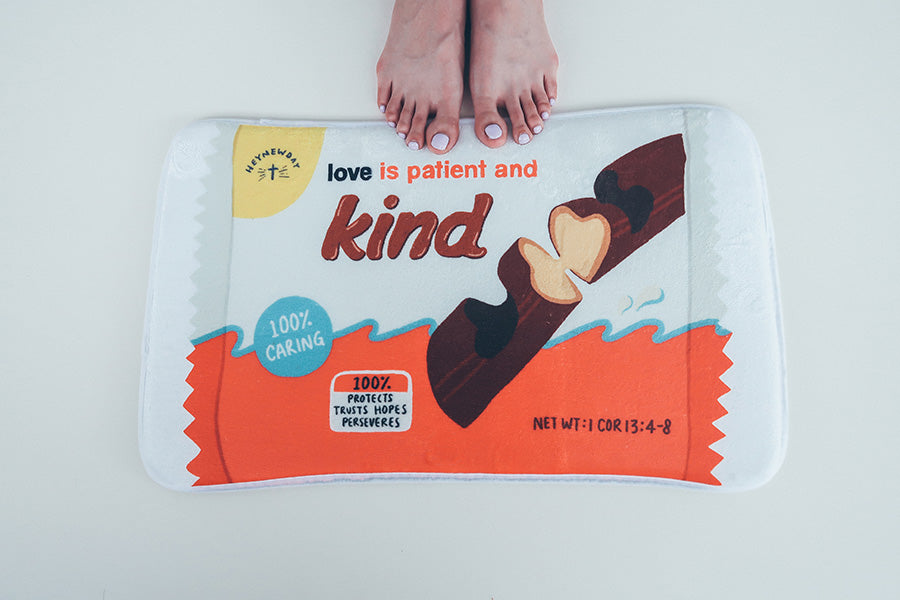 Kind Chocolate {Door Mat} - door mat by The Commandment Co, The Commandment Co , Singapore Christian gifts shop