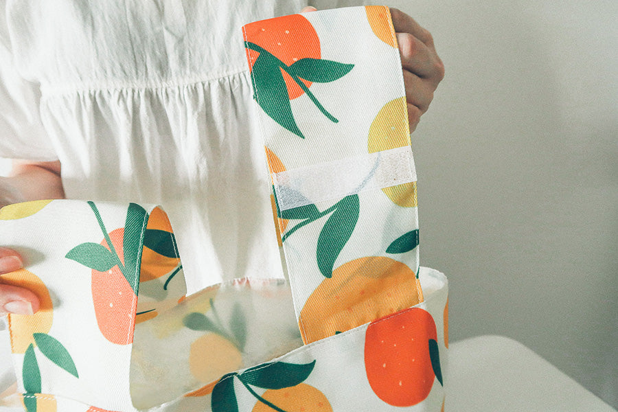 Lemon And Oranges - God Is Able To Bless You Abundantly {Lunch Bag} - lunch bag by The Commandment Co, The Commandment Co , Singapore Christian gifts shop