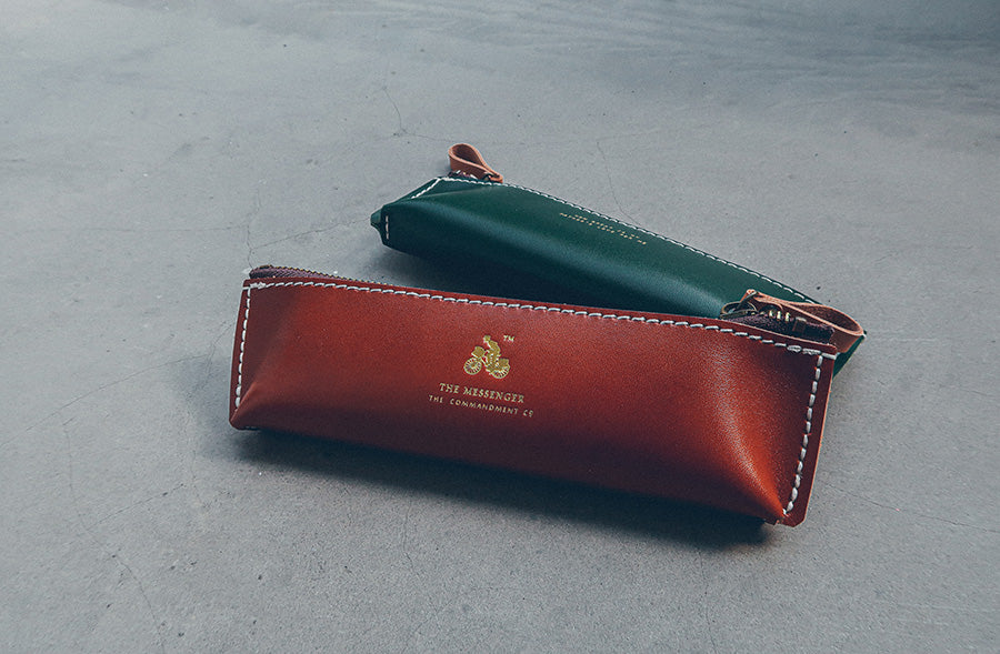Leather Pencil Case - Accessories by The Messenger by TCCO, The Commandment Co , Singapore Christian gifts shop