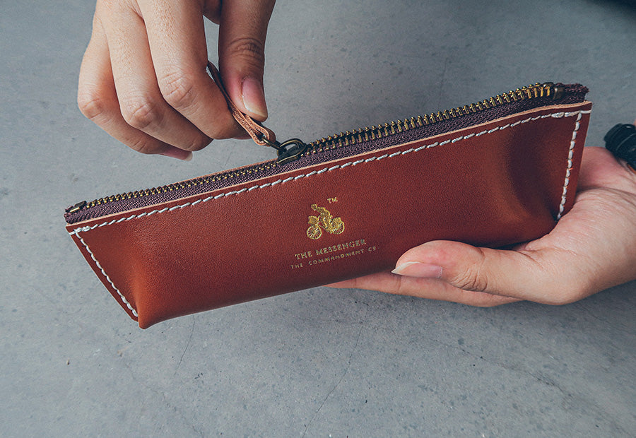 Leather Pencil Case - Accessories by The Messenger by TCCO, The Commandment Co , Singapore Christian gifts shop