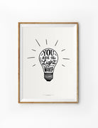 you are the light of the world digital print art poster ideal seasonal gift for friend and family