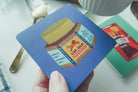 Lion Balm Christian wooden coaster lifestyle product view.