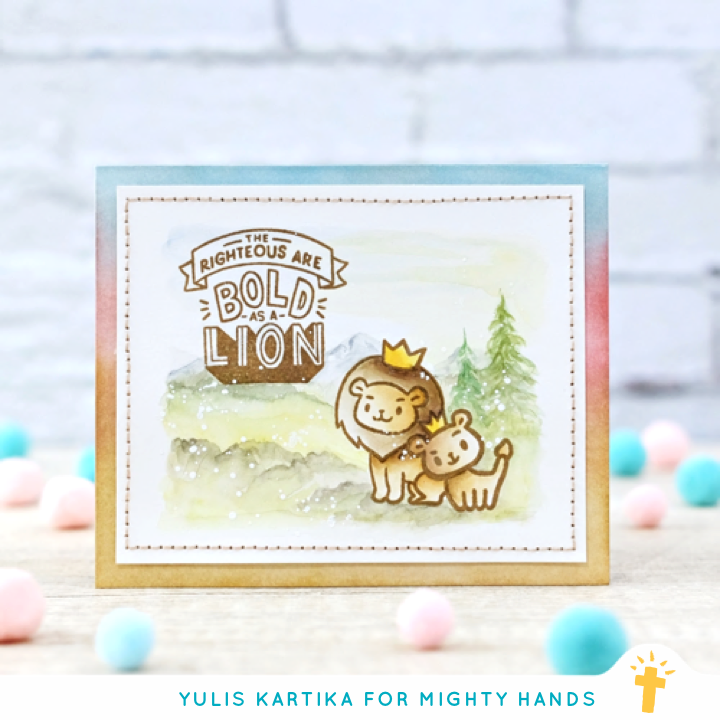 Bold as a Lion {Stamp} - Stamps by Mighty Hands, The Commandment Co