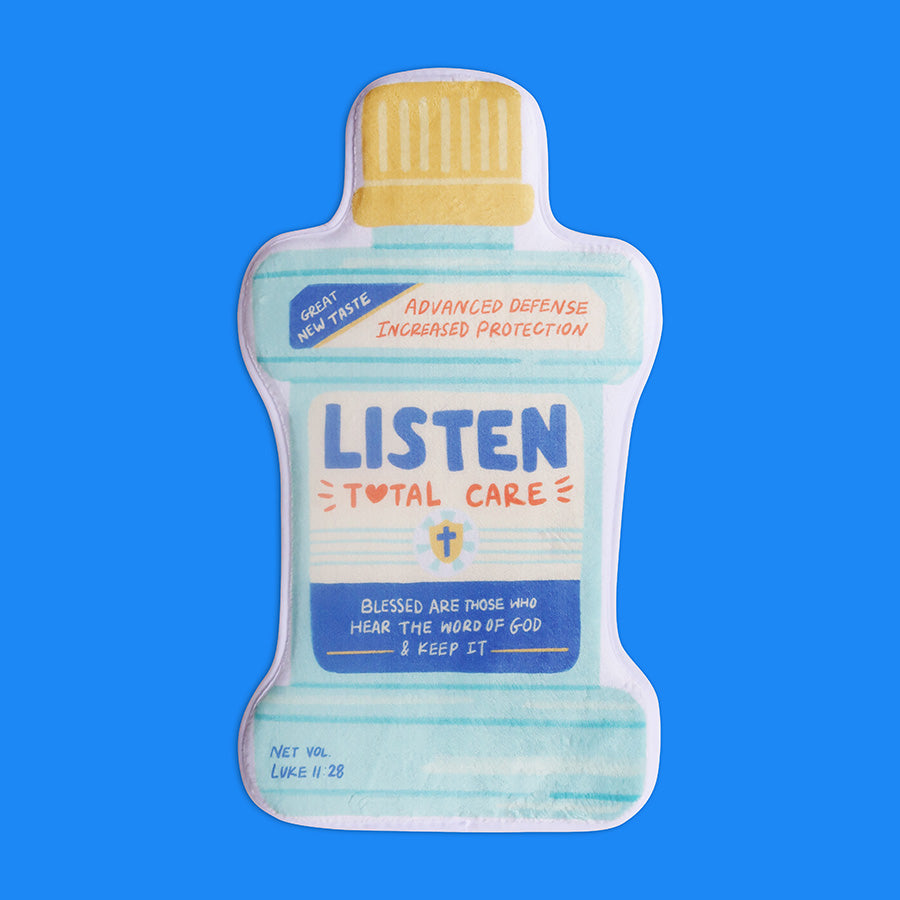 Listen Total Care Mouth Wash {Door Mat} - door mat by The Commandment Co, The Commandment Co , Singapore Christian gifts shop