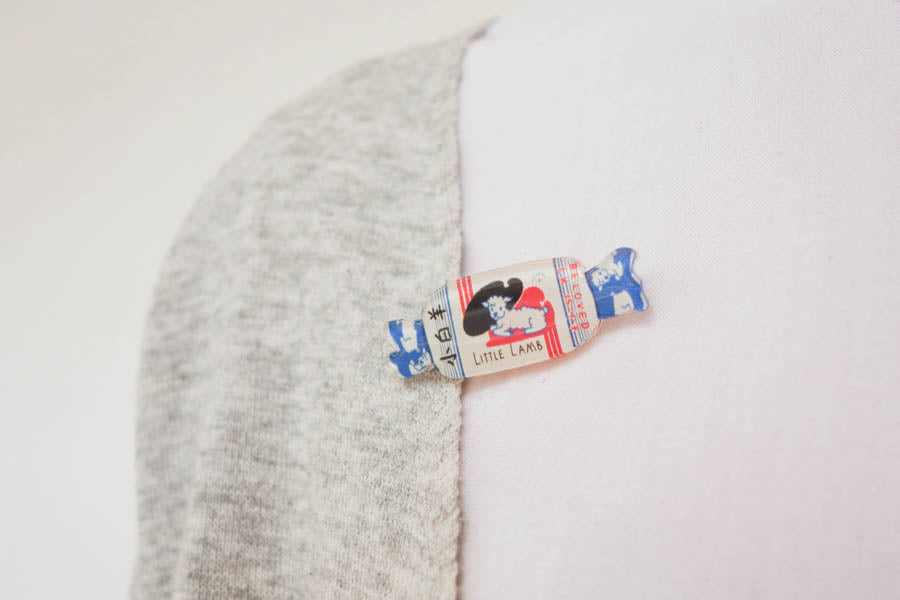 Little White Lamb Sweet {LOVE SUPERMARKET Pins} - Accessories by Hey New Day, The Commandment Co , Singapore Christian gifts shop