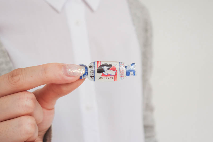 Little White Lamb Sweet {LOVE SUPERMARKET Pins} - Accessories by Hey New Day, The Commandment Co , Singapore Christian gifts shop