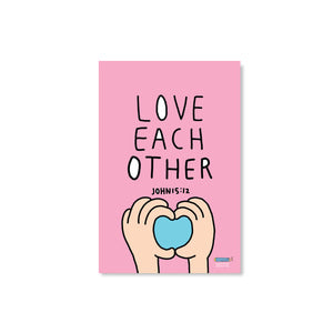 Love Each Other {Postcard}
