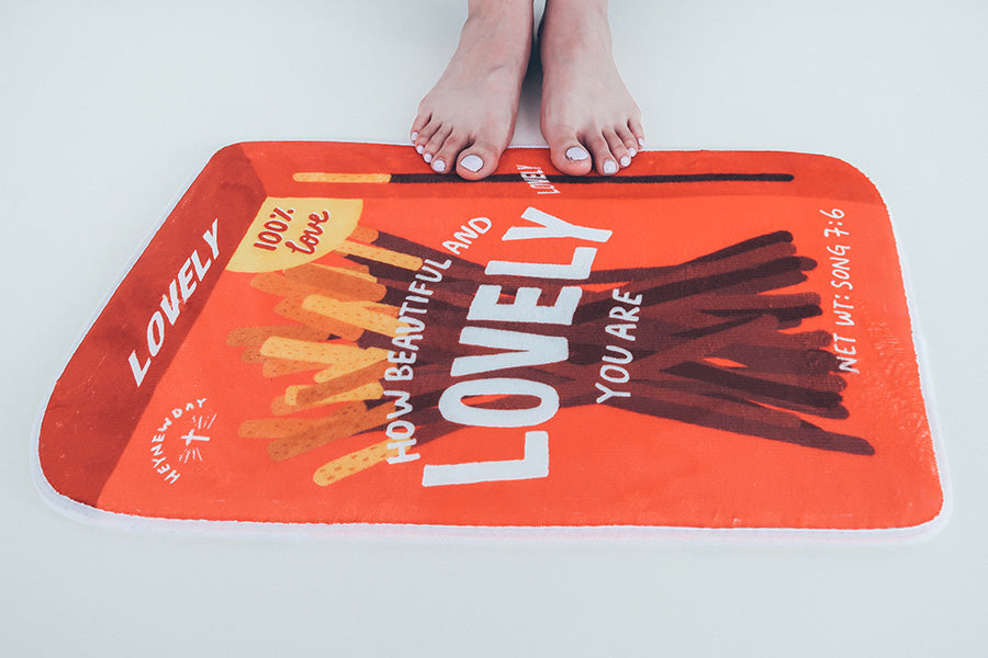 Lovely Chocolate Stick {Door Mat} - door mat by The Commandment Co, The Commandment Co , Singapore Christian gifts shop