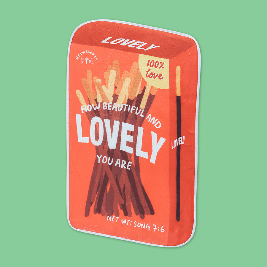 Lovely Chocolate Stick {Door Mat} - door mat by The Commandment Co, The Commandment Co , Singapore Christian gifts shop