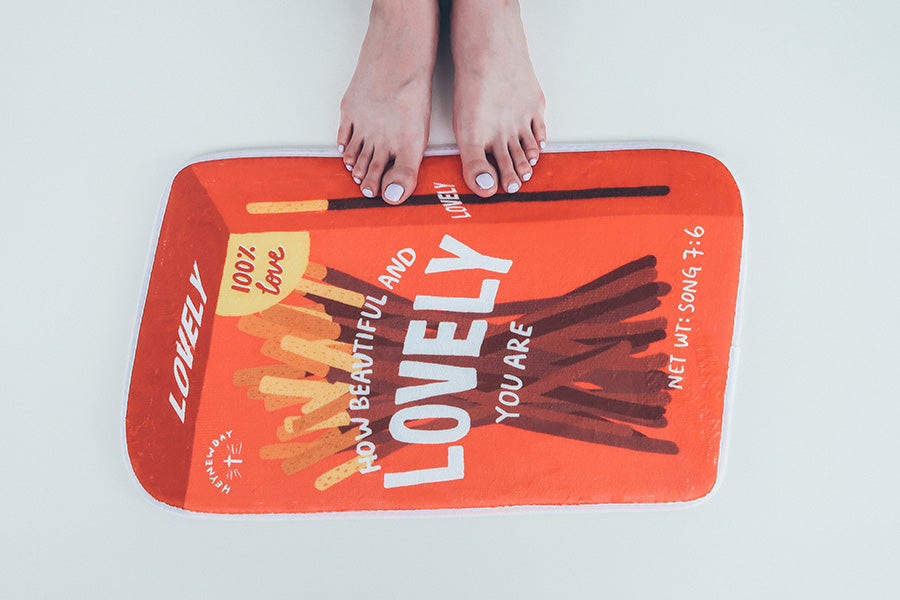 Lovely Chocolate Stick {Door Mat} - door mat by The Commandment Co, The Commandment Co , Singapore Christian gifts shop