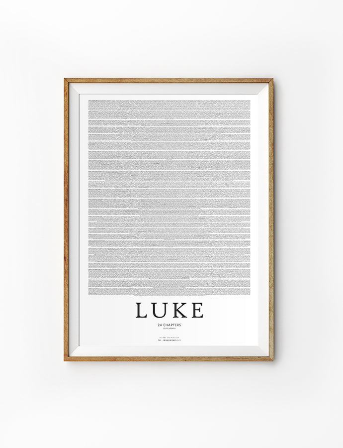 Gospel of Luke {Poster} - Posters by The Commandment Co, The Commandment Co