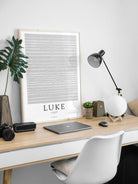 Gospel of Luke {Poster} - Posters by The Commandment Co, The Commandment Co