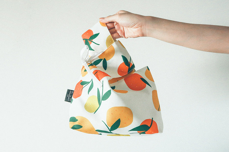 Lemon And Oranges - God Is Able To Bless You Abundantly {Lunch Bag} - lunch bag by The Commandment Co, The Commandment Co , Singapore Christian gifts shop