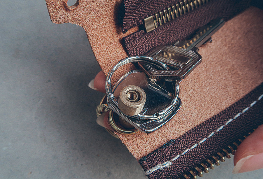 Leather Key Pouch - Keychain by The Messenger by TCCO, The Commandment Co , Singapore Christian gifts shop