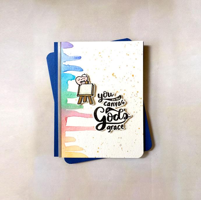 Canvas of Grace {Stamp} - Stamps by Mighty Hands, The Commandment Co