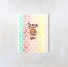 artwork card with stamp