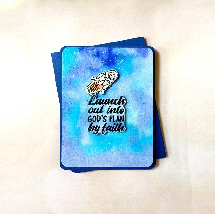 DIY card designs made by the stamps. Arts and craft ideas