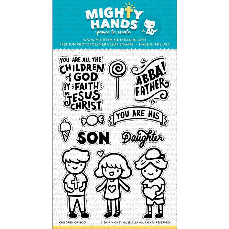 Children of God {Stamp} - Stamps by Mighty Hands, The Commandment Co