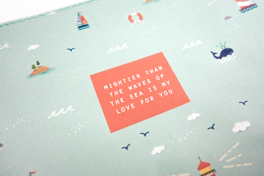 Mightier Than The Waves {Pouch} - Pouch by Hey New Day, The Commandment Co , Singapore Christian gifts shop