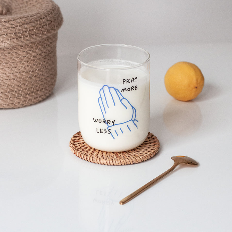 Pray More Worry Less {Mug} - Mug by The Commandment Co, The Commandment Co