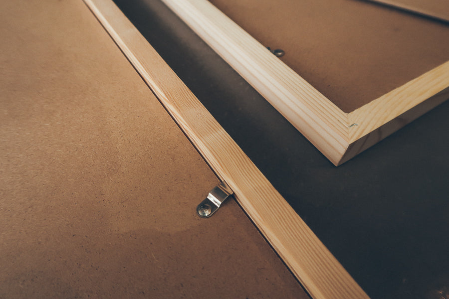 Minimalist solid wooden poster frame for home decor