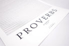 Book of Proverbs {Poster} - Posters by The Commandment Co, The Commandment Co , Singapore Christian gifts shop