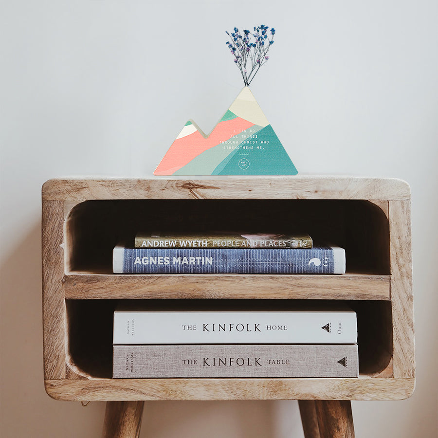 I Can Do All Things Through Christ {Mountain Vase} - by The Commandment Co, The Commandment Co , Singapore Christian gifts shop