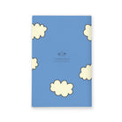 A5 lined Christian notebook with hand-drawn Mountain Peaks Belong to Him cover design.