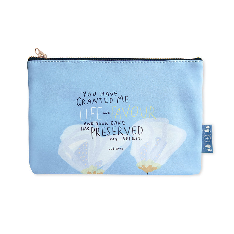 You Have Granted Me Life And Favour | New Heart New Spirit {Pouch} - Pouch by The Commandment Co, The Commandment Co , Singapore Christian gifts shop
