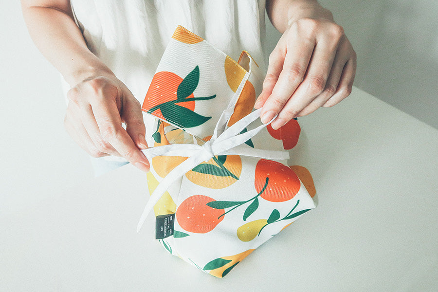 Lemon And Oranges - God Is Able To Bless You Abundantly {Lunch Bag} - lunch bag by The Commandment Co, The Commandment Co , Singapore Christian gifts shop