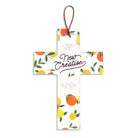 He is a New Creation Bible verce acrylic cross, Christian home decor ideas