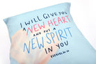 New Heart New Spirit {Cushion Cover} - Cushion Covers by The Commandment Co, The Commandment Co , Singapore Christian gifts shop