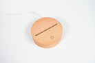 Wooden night light stand with touch button