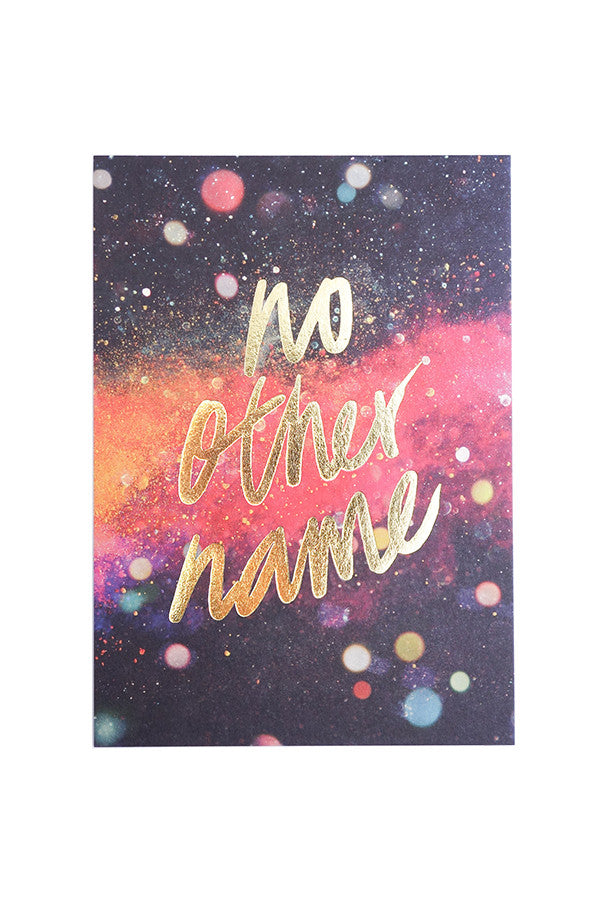 No Other Name {Card} - Cards by The Commandment, The Commandment Co , Singapore Christian gifts shop