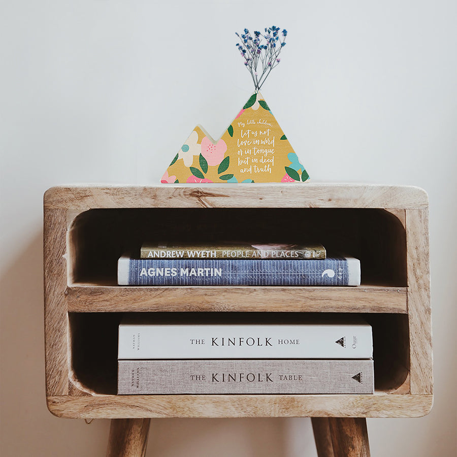 Love In Deed And Truth {Mountain Vase} - by The Commandment Co, The Commandment Co , Singapore Christian gifts shop