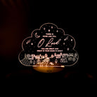 O Lord You Are Great cloud-shaped Christian night light product view.