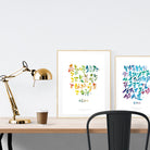 Love is Patient, Love is Kind - Portrait {Poster} - Posters by Sarah Scribbler Co, The Commandment Co , Singapore Christian gifts shop