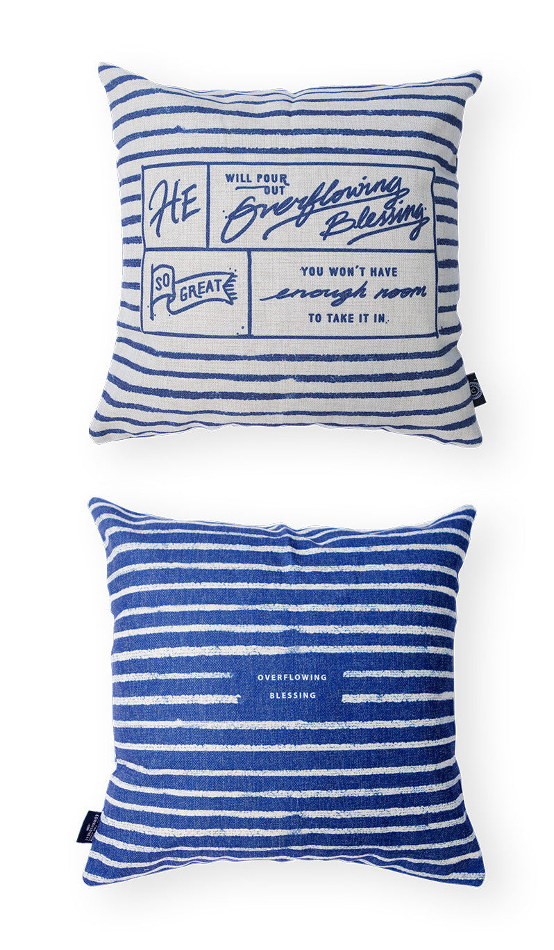 Overflowing Blessing {Cushion Cover} - Cushion Covers by The Commandment, The Commandment Co , Singapore Christian gifts shop