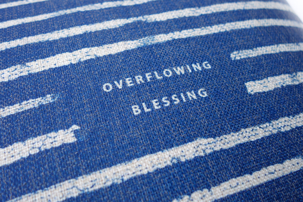 Overflowing Blessing {Cushion Cover} - Cushion Covers by The Commandment, The Commandment Co , Singapore Christian gifts shop