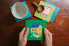 Peace Whole Milk | Coasters {LOVE SUPERMARKET} - coasters by The Commandment Co, The Commandment Co