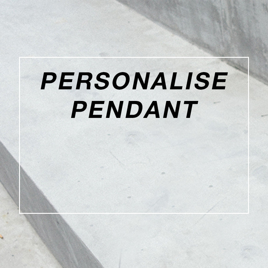Personalise Pendant - by The Commandment Co, The Commandment Co , Singapore Christian gifts shop