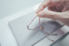 Personalised Braided Band Bracelet message example by J&Co Foundry
