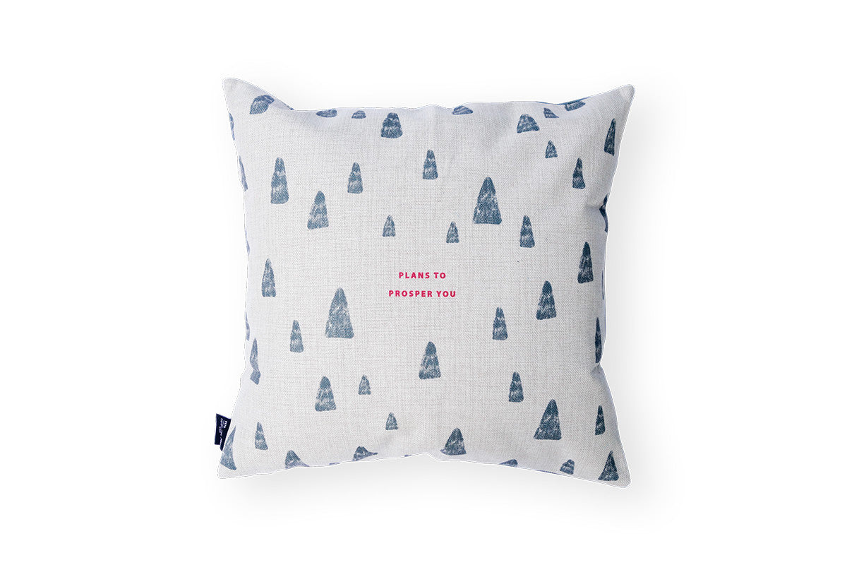 Plans to Prosper You Christian cushion cover product view