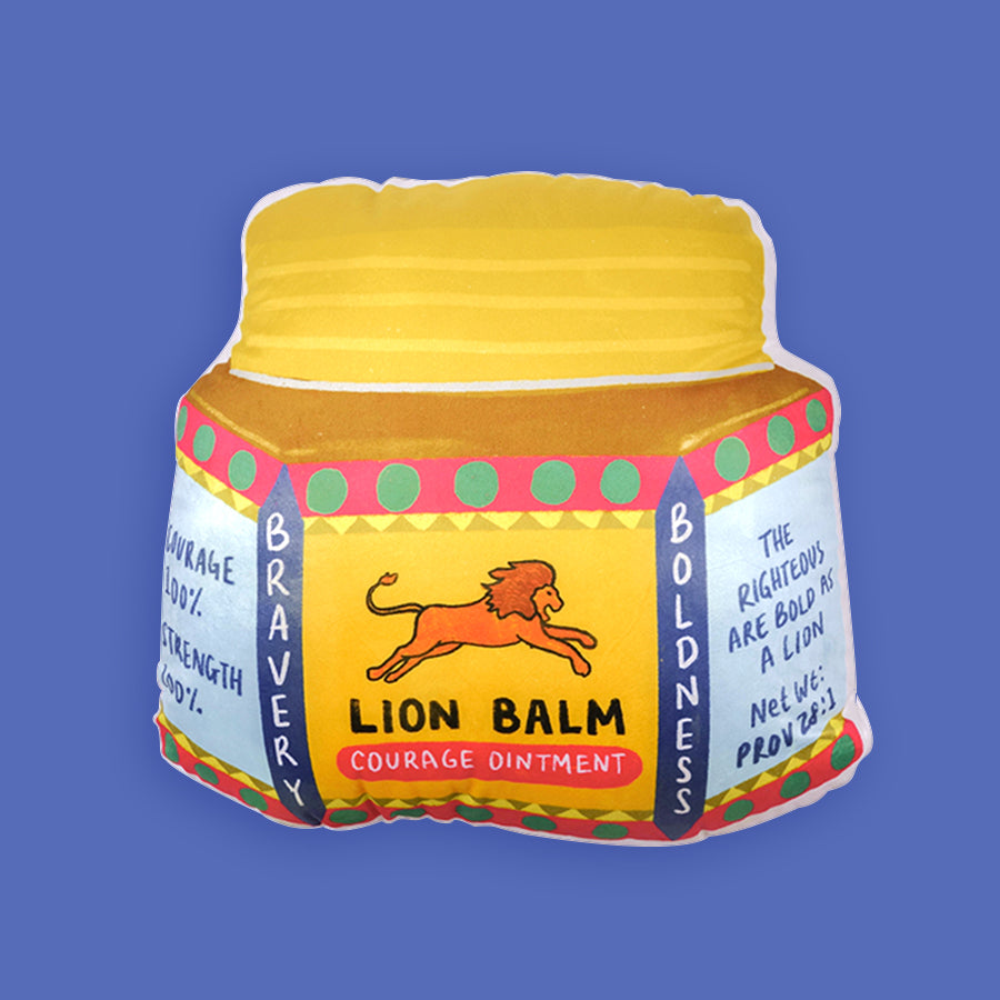 Courage Lion Balm {Plush Toy} - plush toys by The Commandment Co, The Commandment Co , Singapore Christian gifts shop