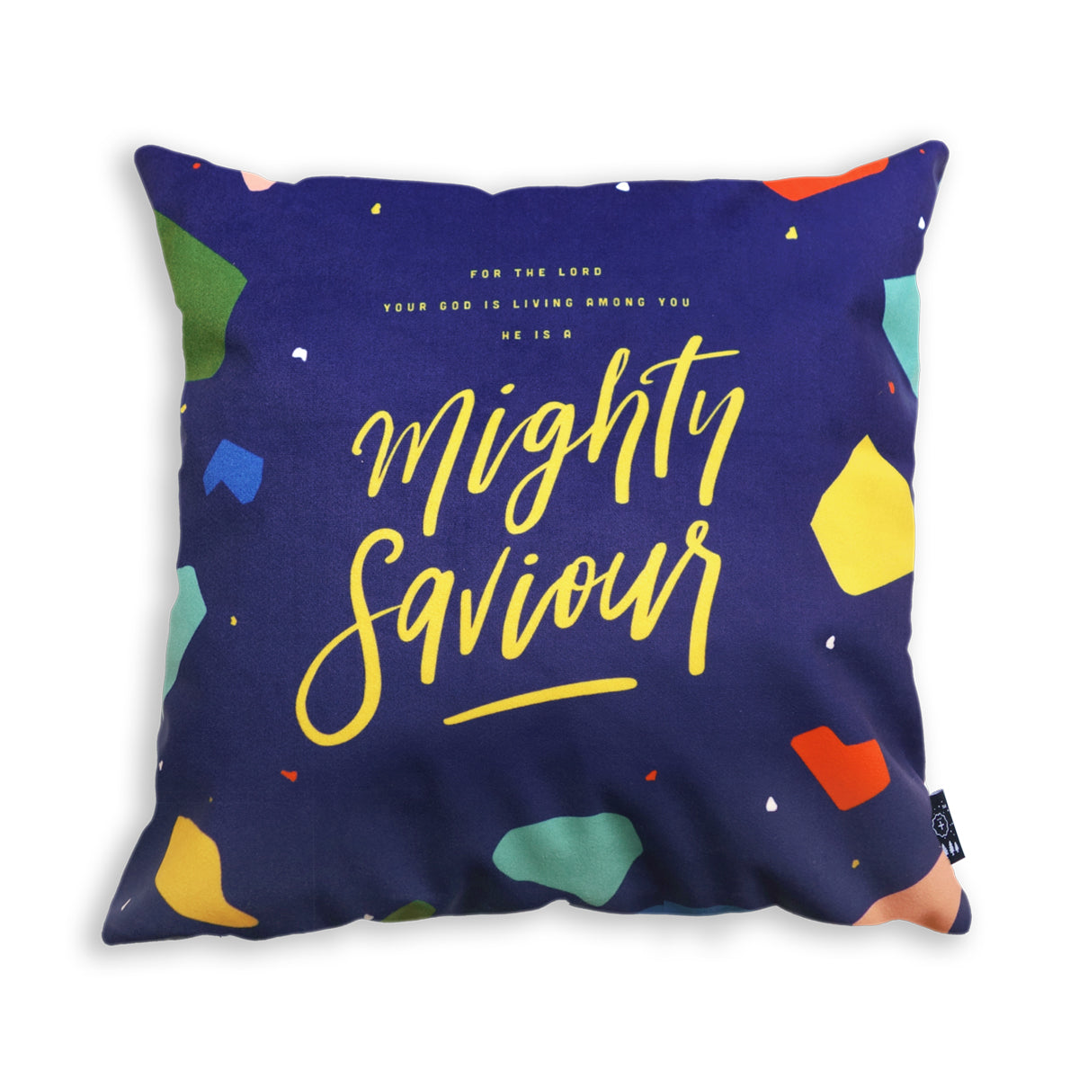 He Is A Mighty Saviour {Cushion Cover} - Cushion Covers by The Commandment Co, The Commandment Co , Singapore Christian gifts shop